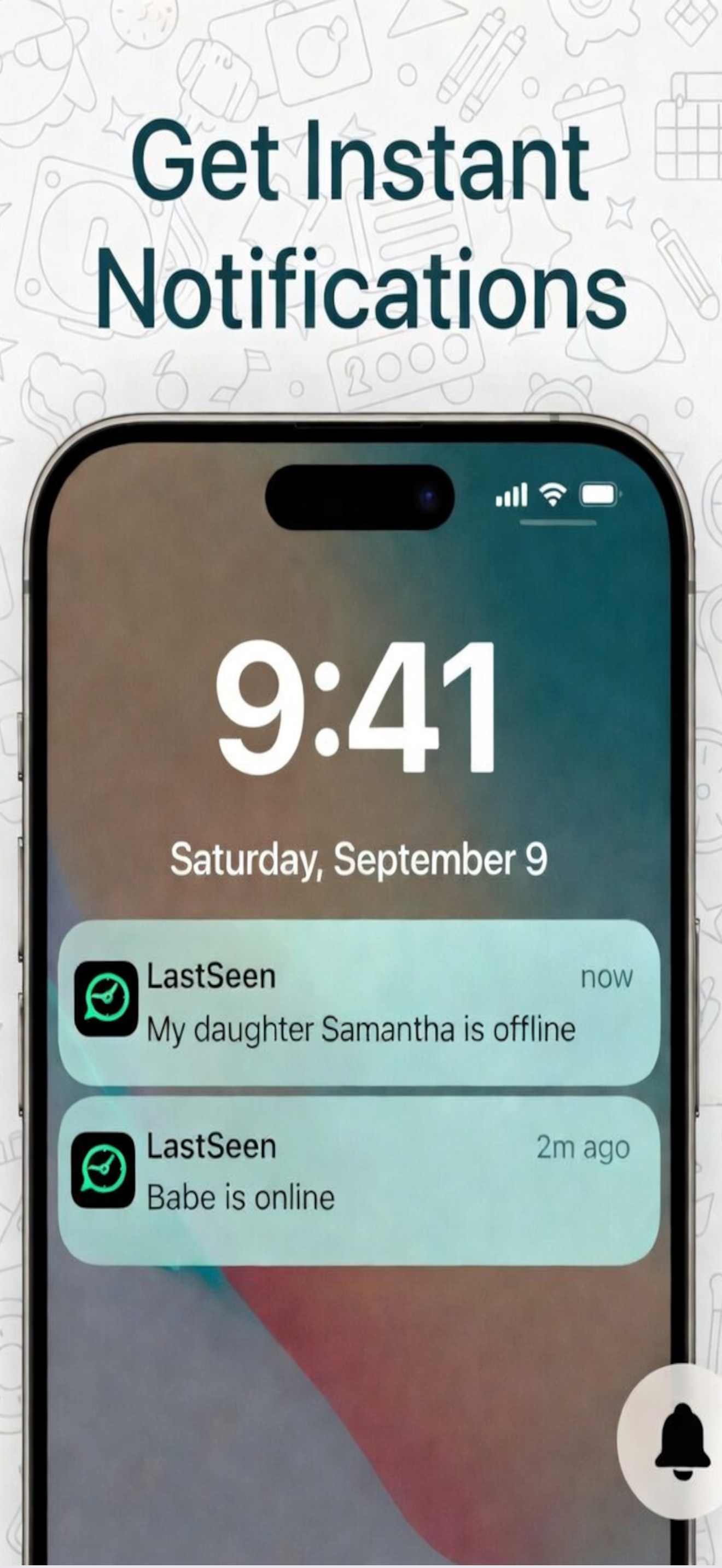 Screenshot 1 - LastSeen app screen preview